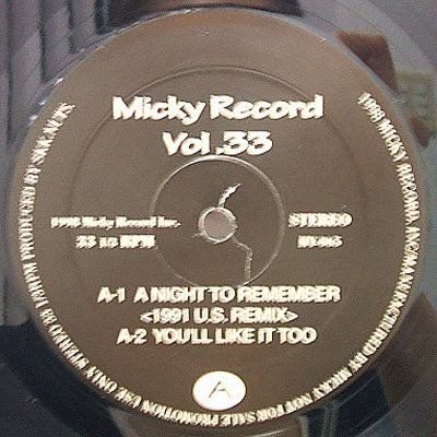 V.A. (SHALAMAR, JACKSON SISTERS etc...) / MICKY RECORDS　33