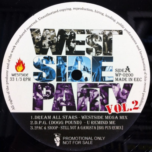 V.A. (RAPPIN'4-TAY, DJ QUIK) / WEST SIDE PARTY VOL.2 – TICRO MARKET