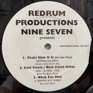 V.A. (REDMAN & K-SOLO, KRS-ONE, B-REAL, NAS) / REDRUM PRODUCTIONS NINE SEVEN PRESENTS BOOTLEG