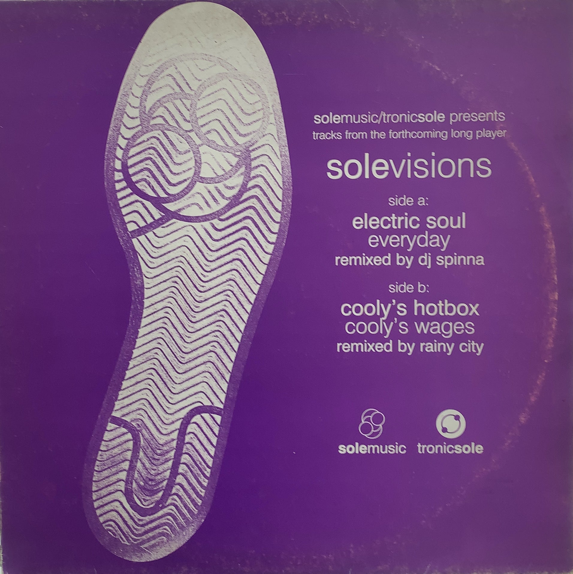V.A. (ELECTRIC SOUL, DJ SPINNA, COOLY'S HOT BOX) / SOLEVISIONS