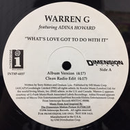 WARREN G / WHAT'S LOVE GOT TO DO WITH IT