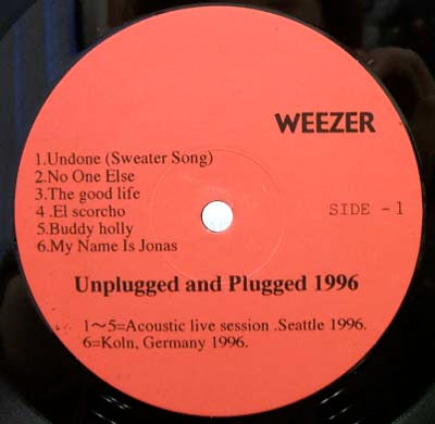WEEZER / UNPLUGGED AND PLUGGED 1996 – TICRO MARKET