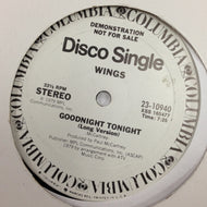 WINGS / GOODNIGHT TONIGHT