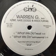 WARREN G / WHAT WE DO