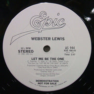 WEBSTER LEWIS / LET ME BE THE ONE
