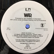 WAR / KEEP ON DOIN' (EDITS BY JOAQUIN JOE CLAUSSELL)