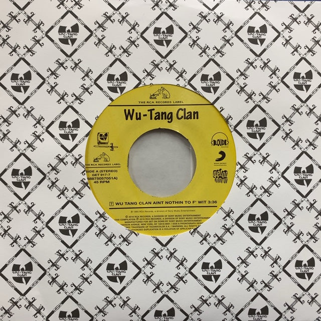 WU-TANG CLAN / Wu Tang Clan Ain't Nothin To F' Wit / C.R.E.A.M. (CASH RULES EVERYTHING AROUND ME)