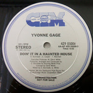 YVONNE GAGE / DOIN' IT IN A HAUNTED HOUSE
