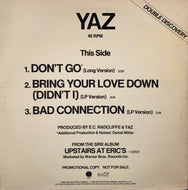 YAZ / SUNFIRE / Don't Go / Shake Your Body