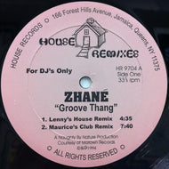 ZHANE / GROOVE THANG (REMIXES)