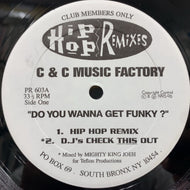C & C MUSIC FACTORY - MONICA / Do You Wanna Get Funky ? / Don't Take It Personal (PR 603, 12inch)