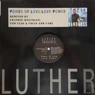 LUTHER VANDROSS / POWER OF LOVE ／ LOVE POWER (662590 6,12inch)