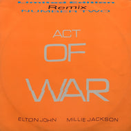 ELTON JOHN ／ MILLIE JACKSON / Act Of War (Remix Number Two) EJSR 812, 12inch