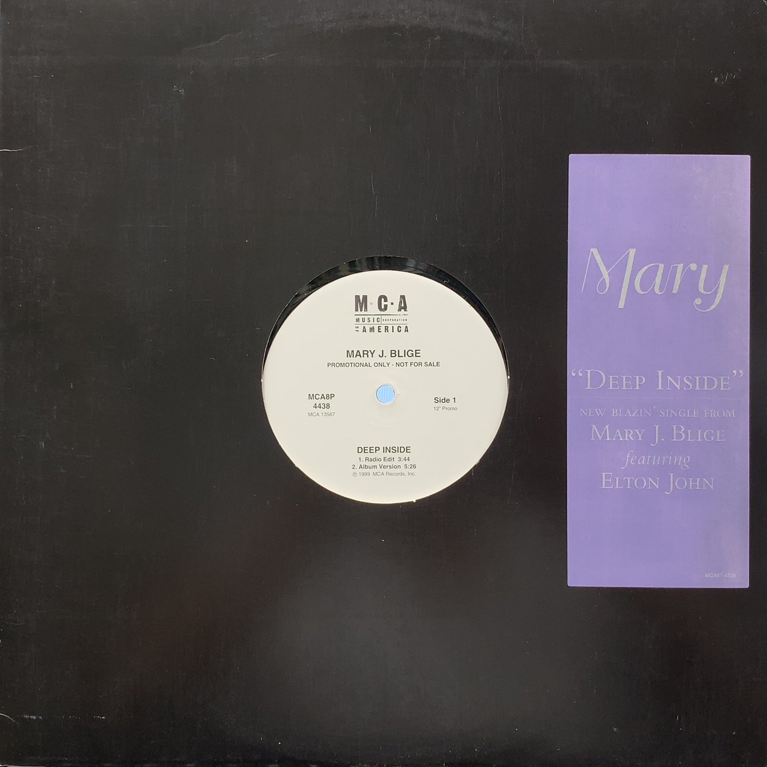 MARY J BLIGE / Deep Inside (MCA8P 4438, 12inch) – TICRO MARKET