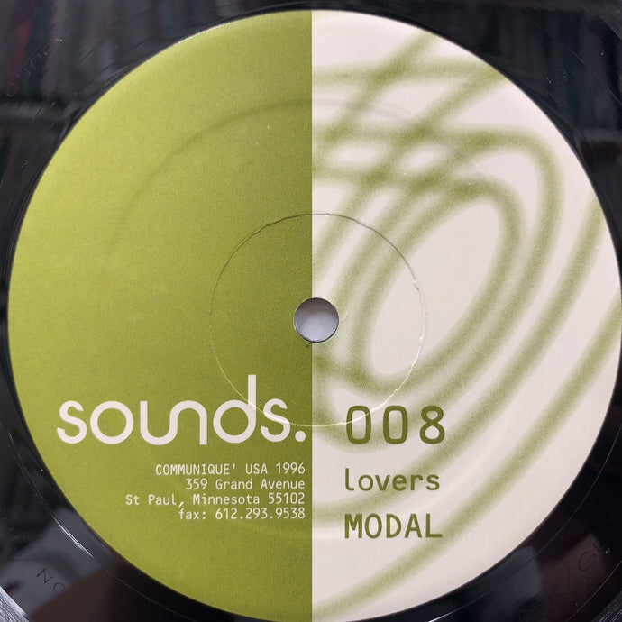 MODAL / Lovers (Sounds., sounds. 008, 12inch)