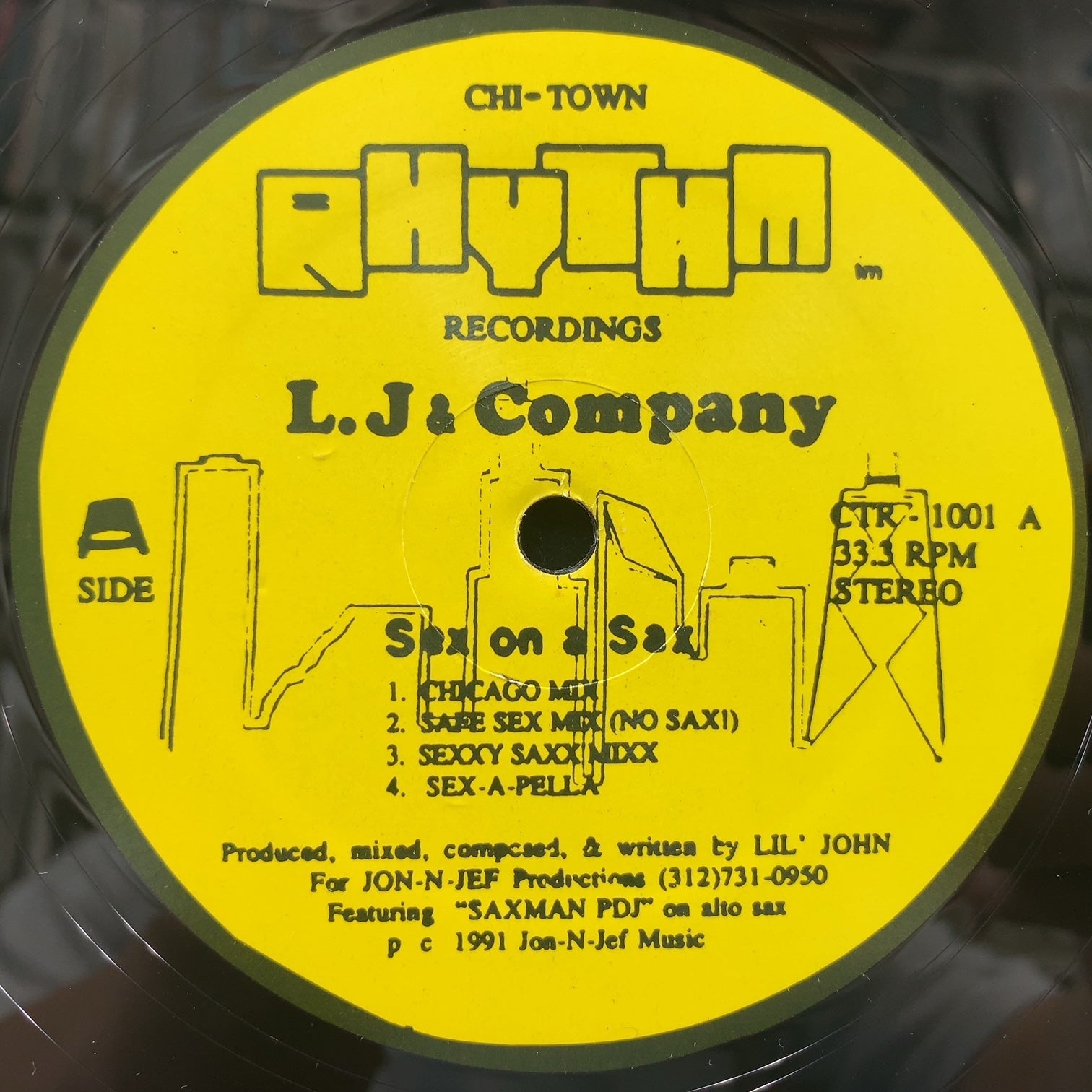 L.J & COMPANY / Sex On A Sax (Chi-Town Rhythm, CTR - 1001, 12inch) – TICRO  MARKET