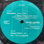 V.A. (BATHYSPHERE, HINT) / Where's Vicky／Count Your Blessing (DWEP 001, 12inch)