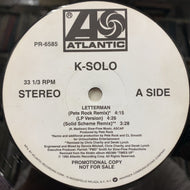 K-SOLO / Letterman (Reissue, 12inch)