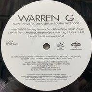 WARREN G / Havin' Things (RPRO 232-1, 12inch)