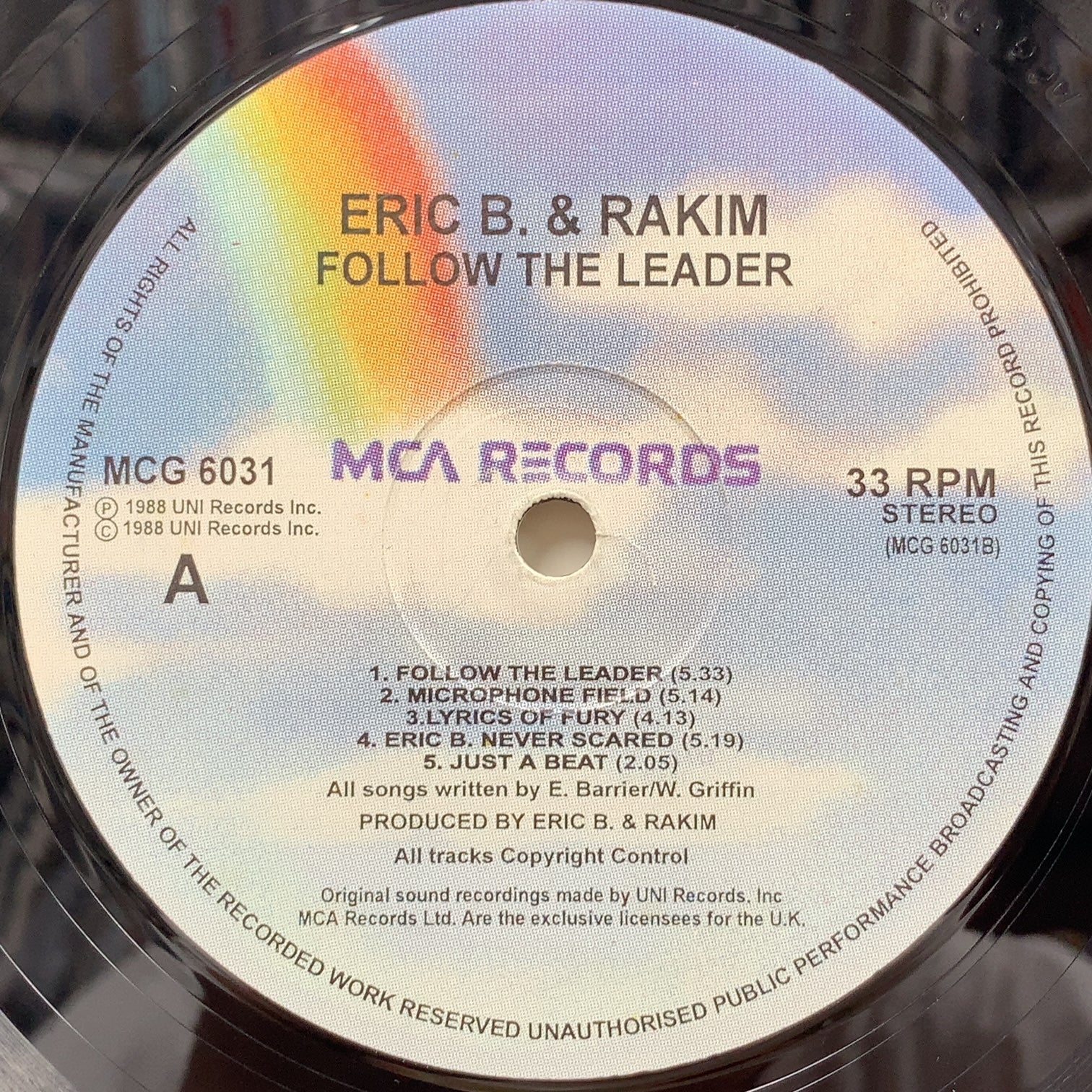 HIPHOP Eric B. Rakim／LP アルバム アナログ レコード - 洋楽