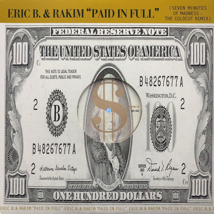 Eric B. & Rakim – Paid In Full アナログレコード-