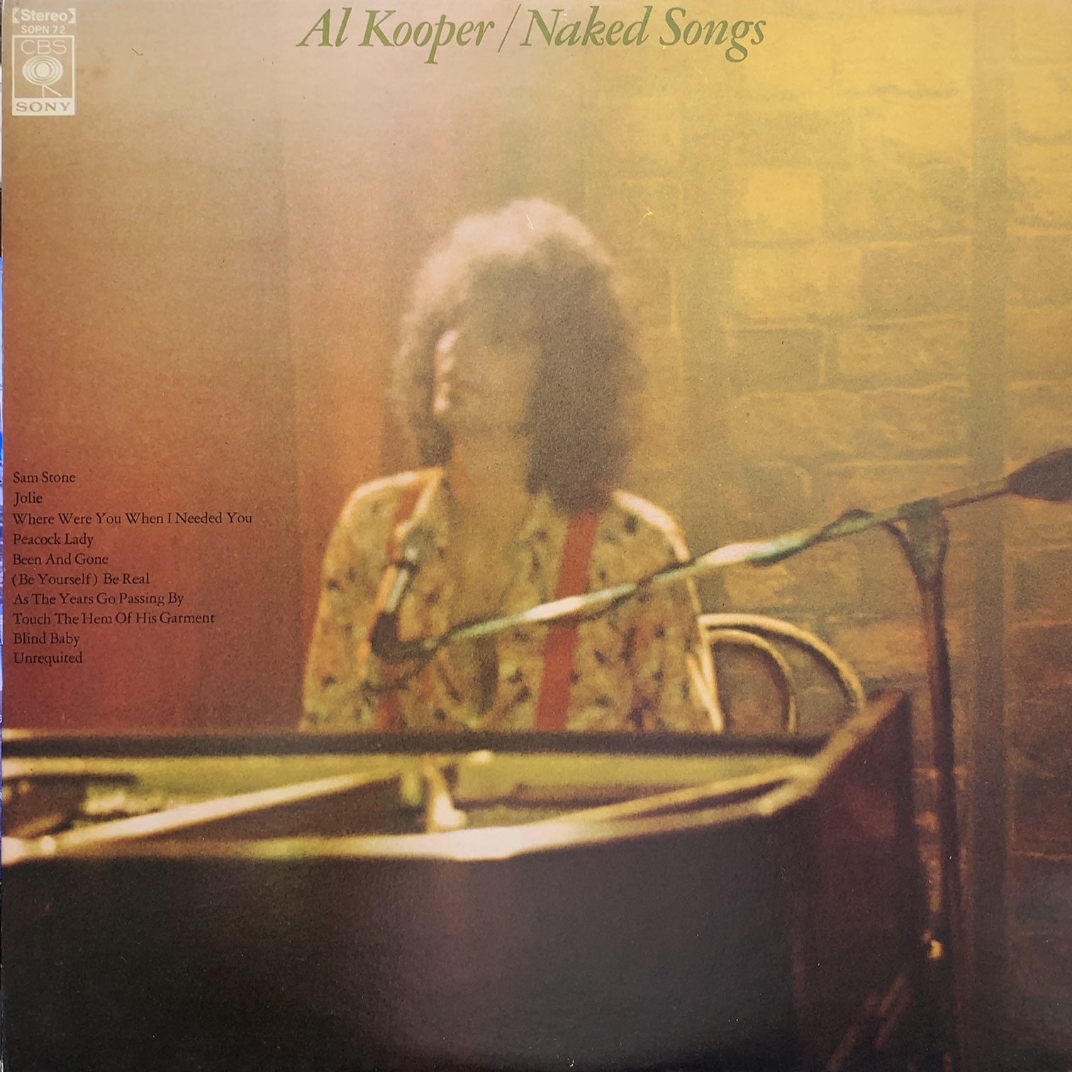 AL KOOPER / Naked Songs (inc. Jolie) LP – TICRO MARKET