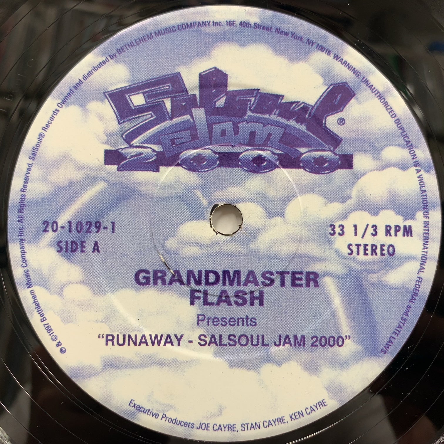 GRANDMASTER FLASH / Runaway Salsoul Jam 2000 (20-1029-1, 12inch