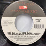 ELEPHANT MAN feat. KIPRICH , YOUNGBLOODZ &TWISTA / Jook Gal (Wine Wine) Head Gawn VPS 8913, 7inch