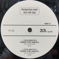 TOM BROWNE - AFRIKA BAMBAATAA / Funkin' For Jamaica / Very Special(KY 002, 12inch)