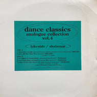 V.A. (LAKESIDE, SHALAMAR) / Dance Classics Analogue Collection Vol.4 (VIJP-2006, 12inch)