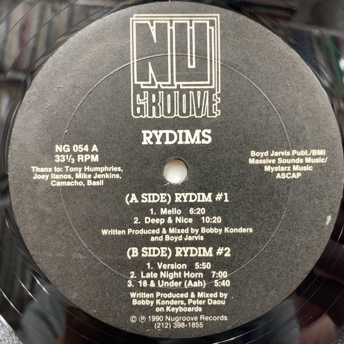 RYDIMS / Rydim #1 (NG 054, 12inch)