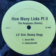 LIL' KIM / How Many Licks Pt II (The Neptunes Remix) / Queen Bitch Pt II (Remix) LK 590, 12inch