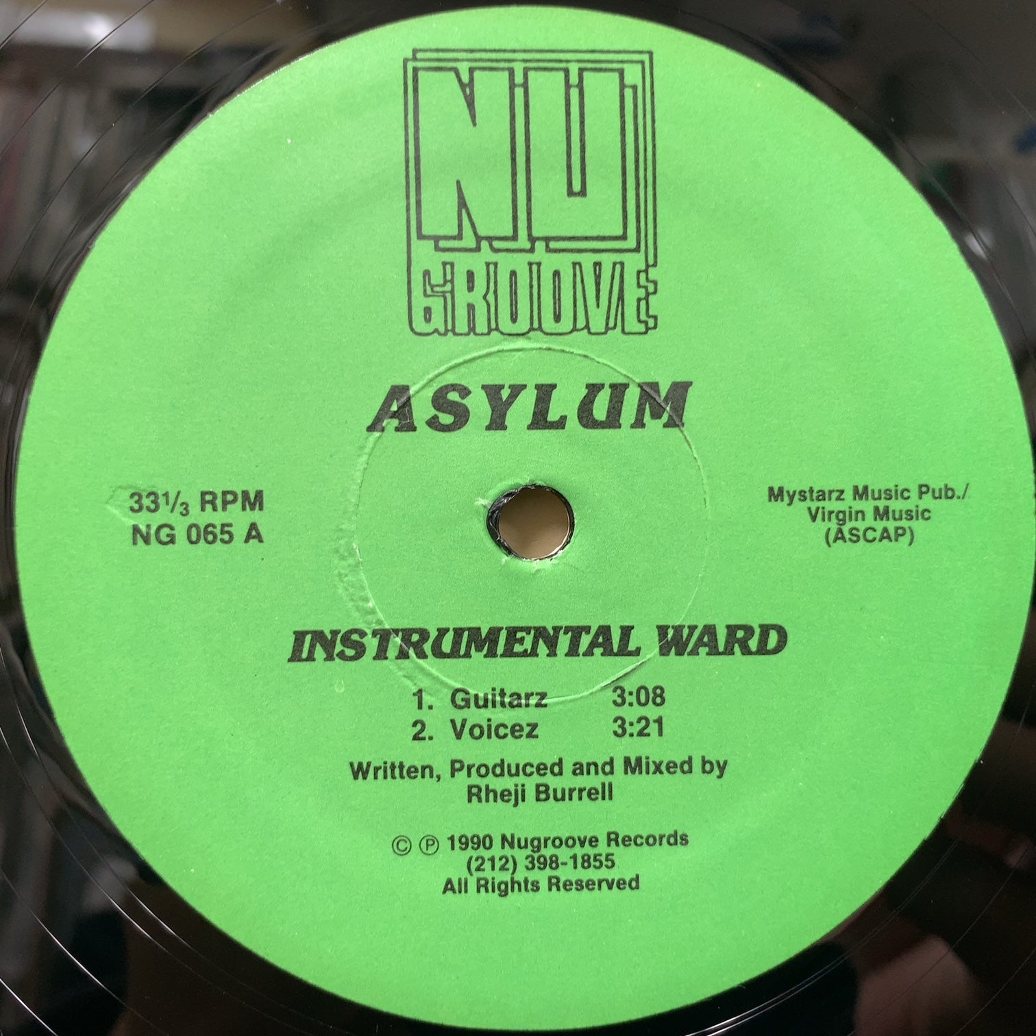 ASYLUM / Instrumental Ward (NG 065, 12inch) – TICRO MARKET