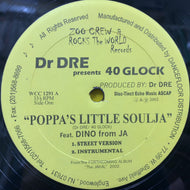 40 GLOCK / Poppa's Little Soulja (WCC 1291, 12inch)