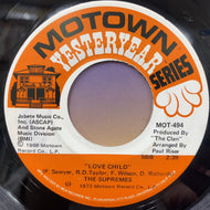SUPREMES / Love Child / Some Things You Never Get Used To (MOT-494, 7inch)