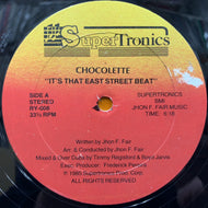 CHOCOLETTE / It's That East Street Beat (RY-008, 12inch)