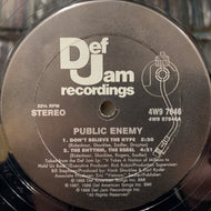 PUBLIC ENEMY / Don't Believe The Hype (4W9 7846, 12inch)