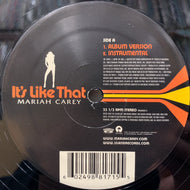 MARIAH CAREY / It's Like That (Remix) B0004625-11, 12inch
