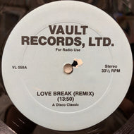 V.A. (Salsoul Orchestra, Eddie Kendricks, OZO) / Love Break / Girl You Need A Change Of Mind / Anambra (VL 058, 12inch)