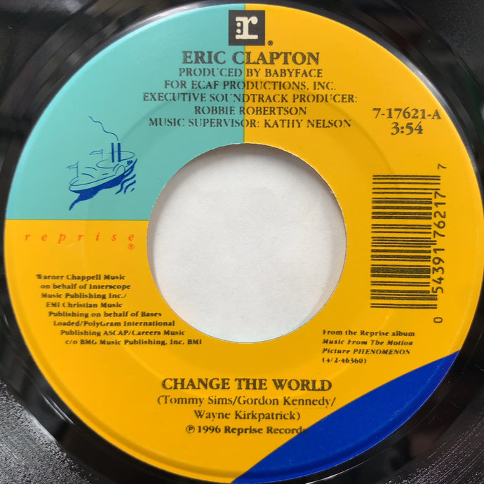 ERIC CLAPTON / Change The World (7-17621, 7inch) – TICRO MARKET ERIC CLAPTON / Change The World (7-17621, 7inch) – TICRO MARKET