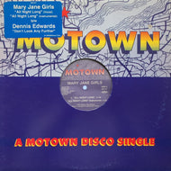 MARY JANE GIRLS - DENNIS EDWARDS / All Night Long / Don't Look Any Further (MR-077, 12inch)