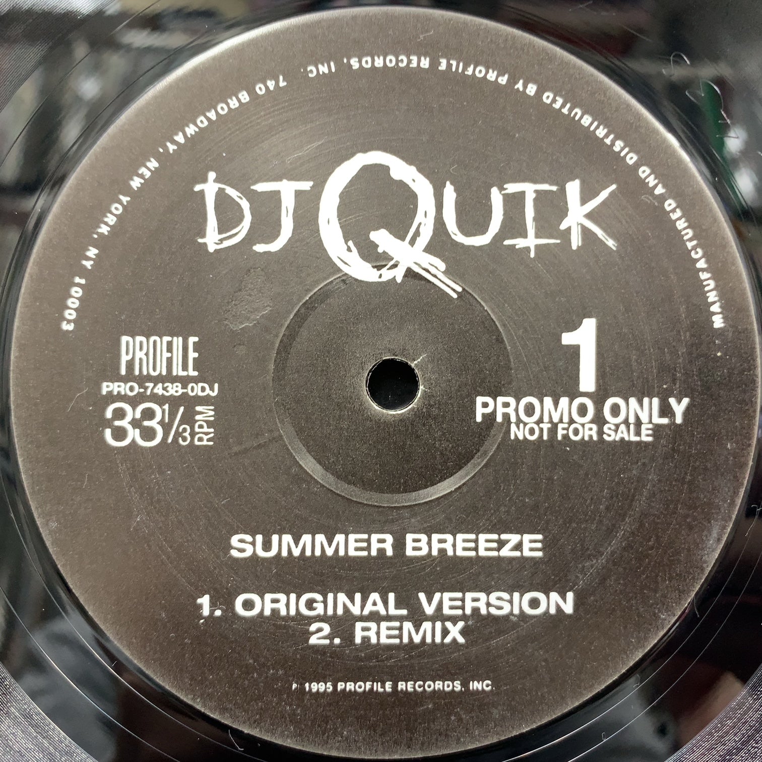 gangst rap レコード DJ QUIK summer breeze - 洋楽