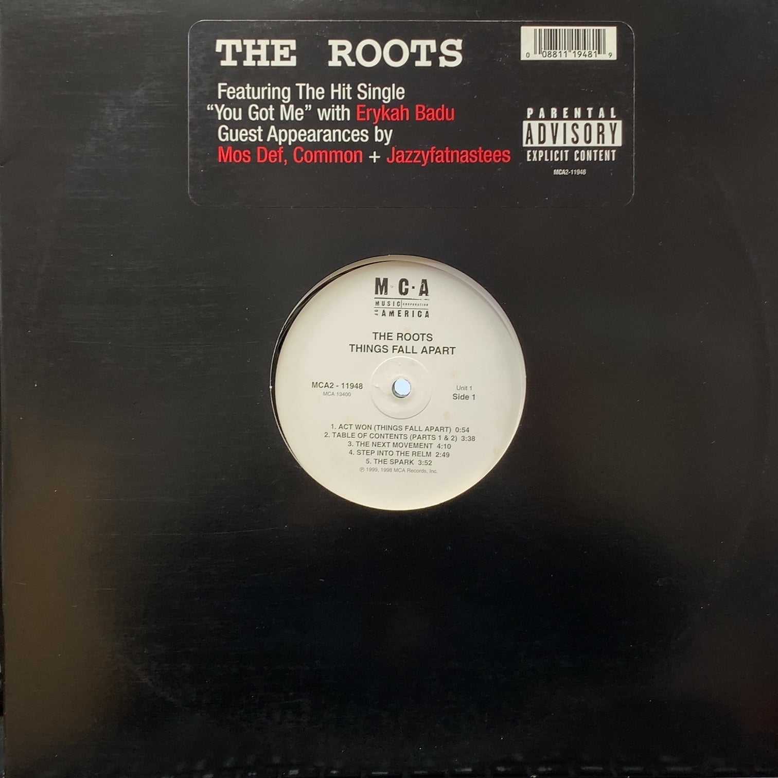 The Roots – Things Fall Apart アナログレコード-