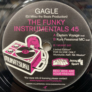 GAGLE / The Funky Instrumentals 45 (DJ Mitsu The Beats Production) MUKAT 007, 7inch