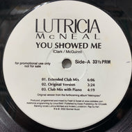 LUTRICIA McNEAL / You Showed Me (Reissue, 12inch)