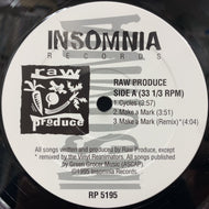 RAW PRODUCE / Cycles / Make A Mark (REISSUE)