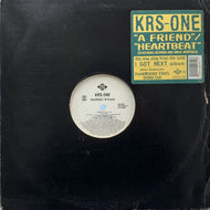 KRS-ONE / A Friend / Heartbeat (01241-42474-1, 12inch)