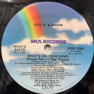 ERIC B & RAKIM / What's On Your Mind (House Party II Rap Theme) MCA12-54279, 12inch