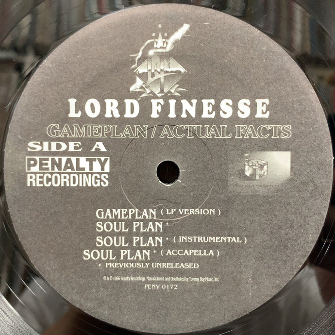 LORD FINESSE / Gameplan／Actual Facts (PENV 0172, 12inch