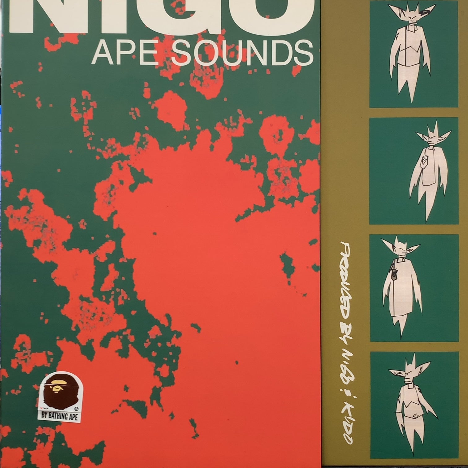 格安即決 bape nigo nigo ape ape sound futura NIGO レコード2LP レコード